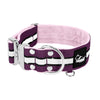 Extreme Silver Buckle Safe Plum - Säkert reflexhalsband