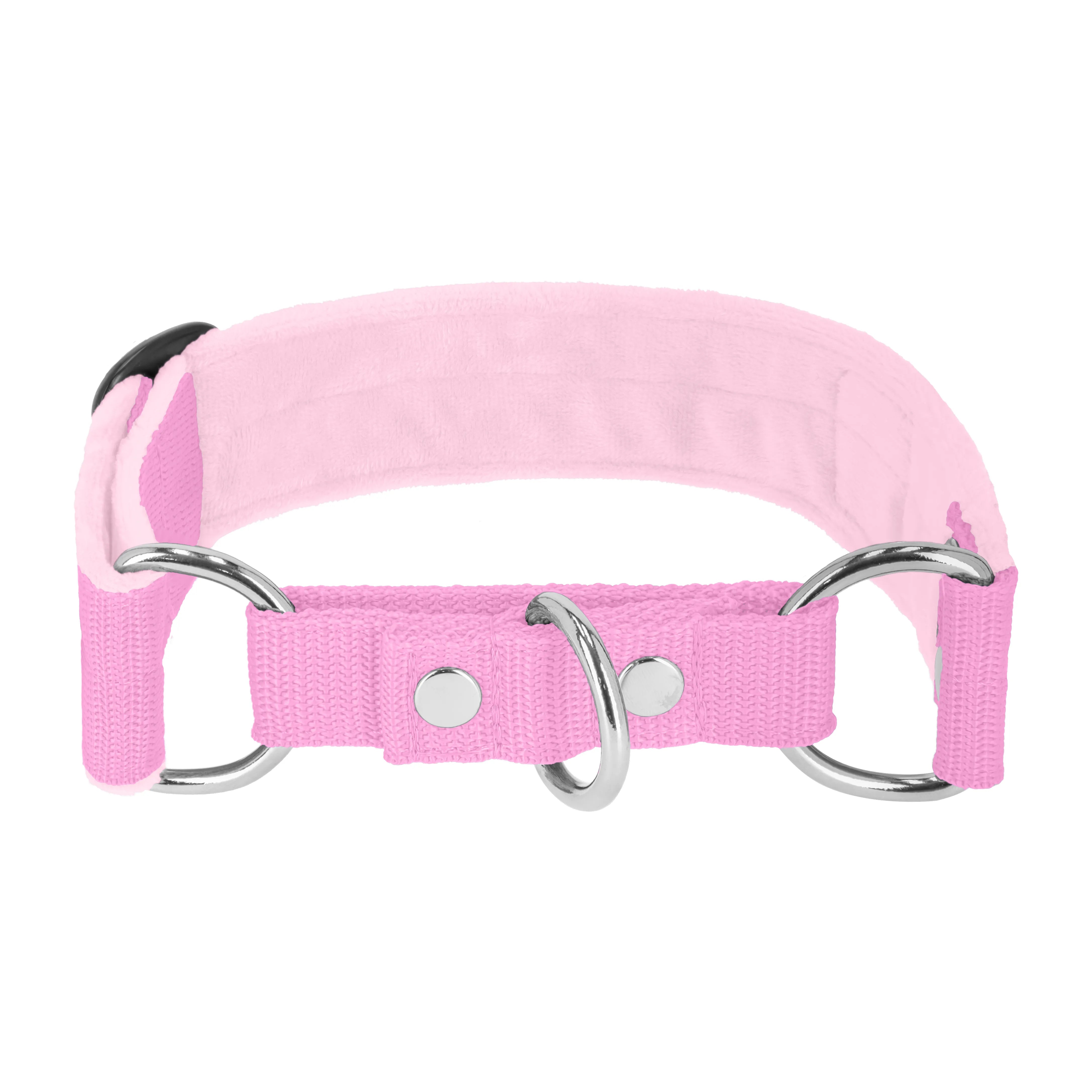 Martingale Baby Pink - Brett fodrat halsband halvstryp