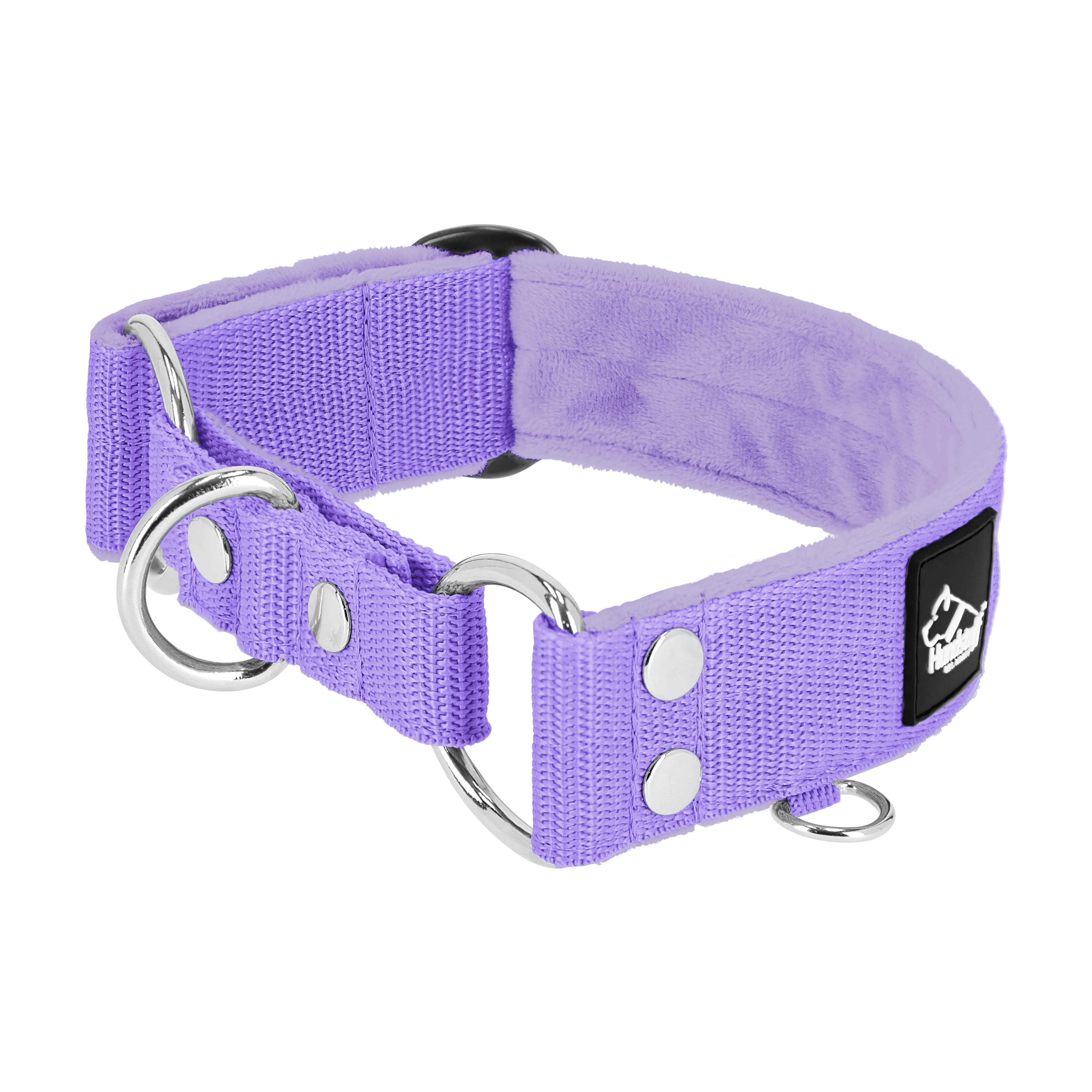 Martingale Baby Purple - Brett fodrat halsband halvstryp