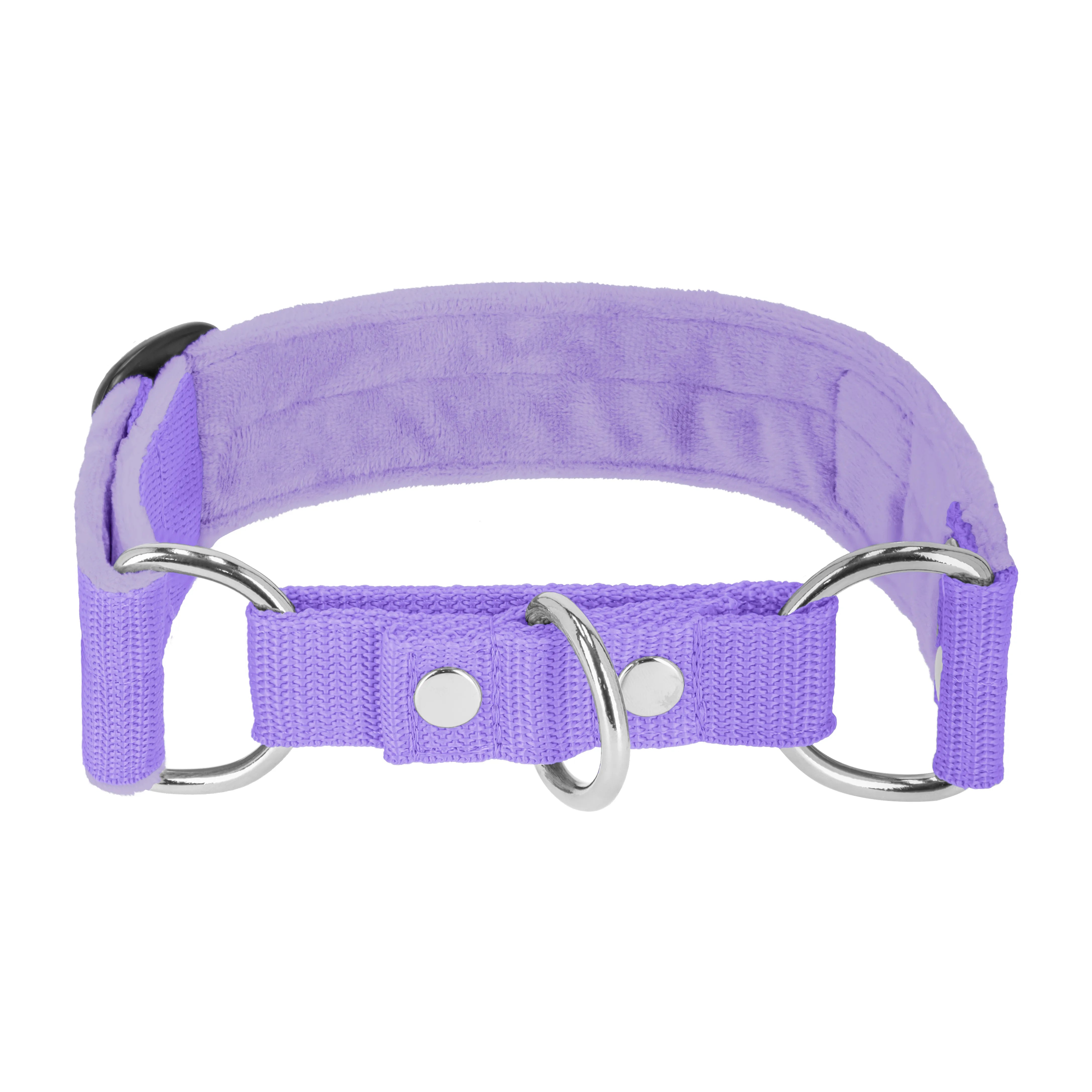 Martingale Baby Purple - Brett fodrat halsband halvstryp