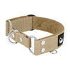 Martingale Beige - Brett fodrat halsband halvstryp