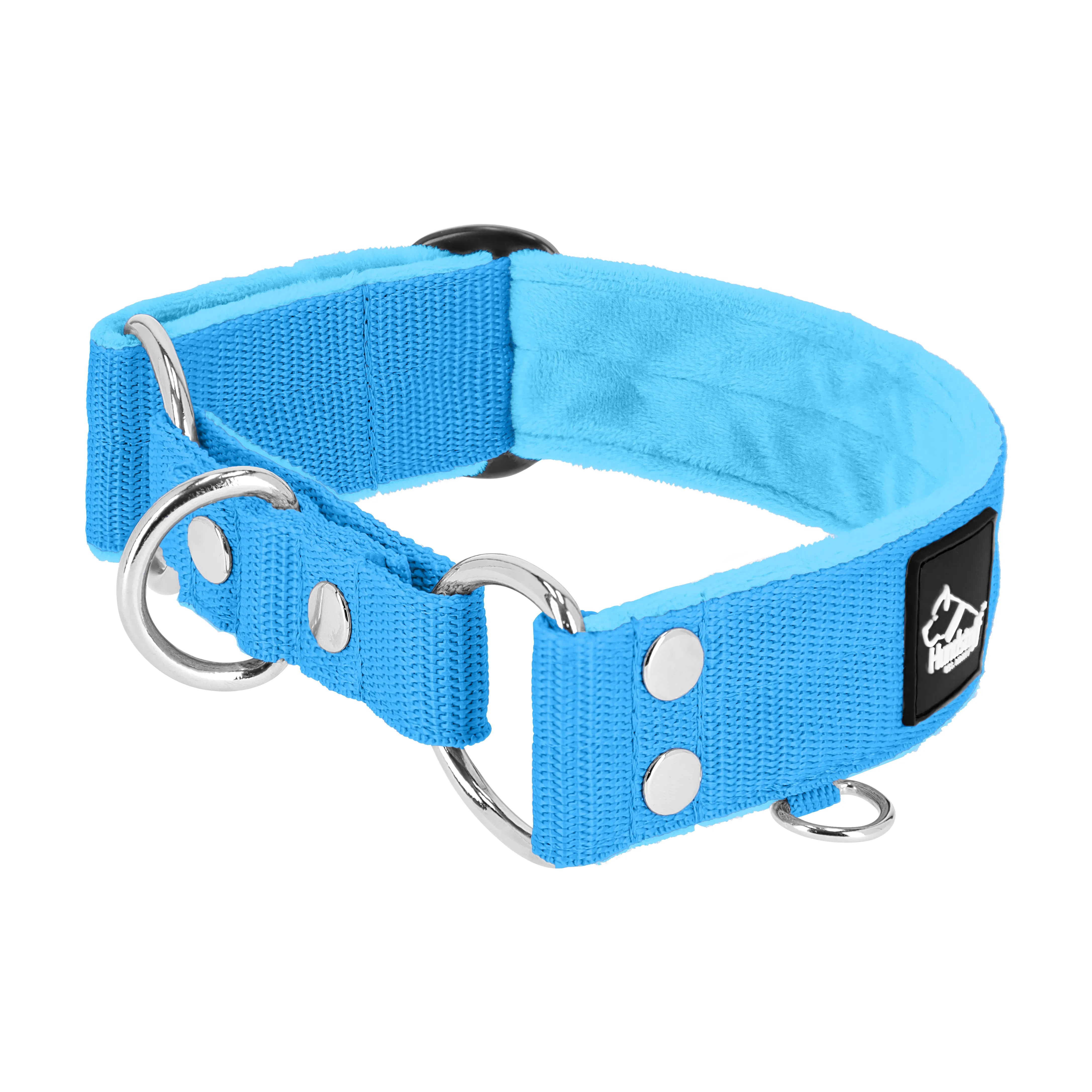 Martingale Ocean Blue - Brett fodrat halsband halvstryp