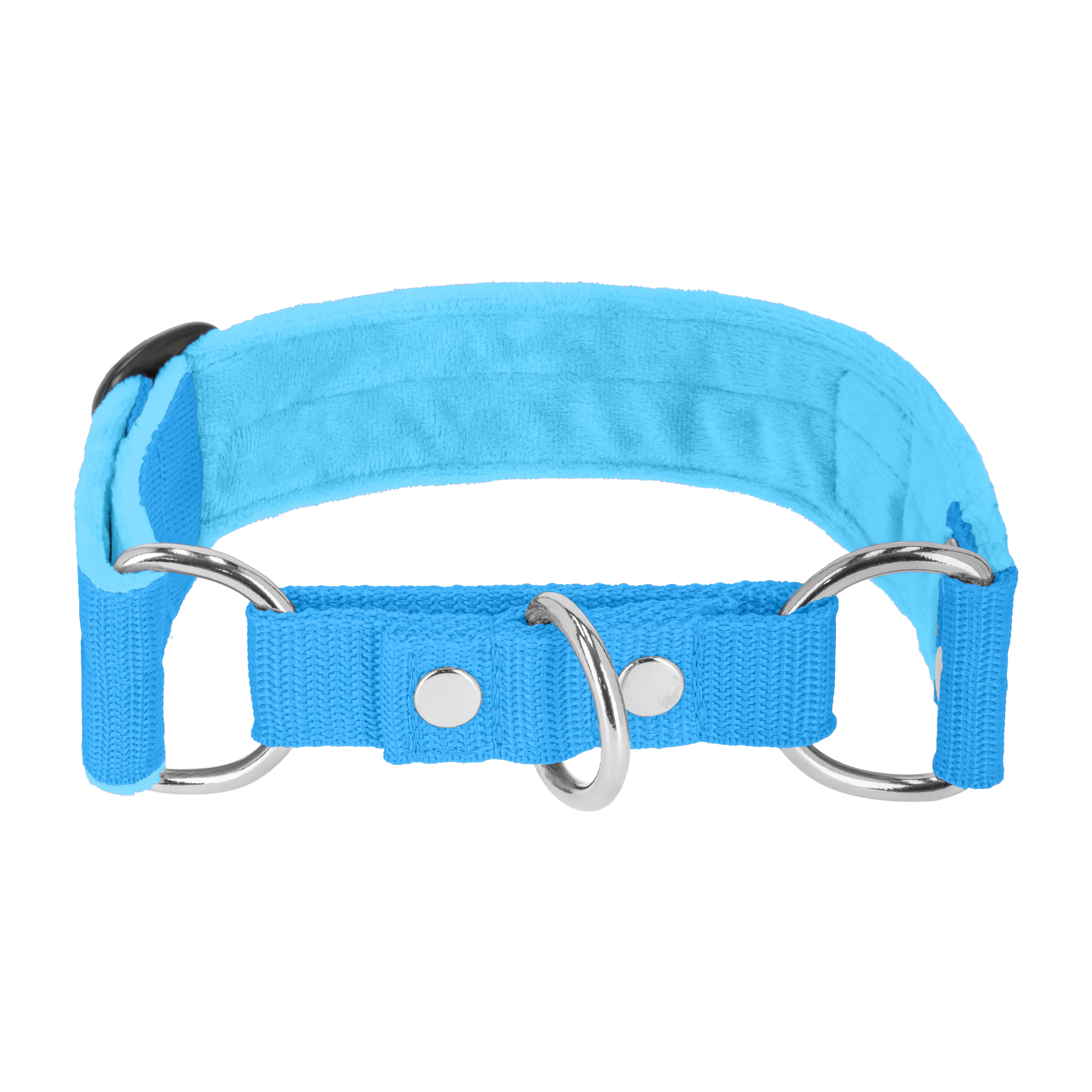 Martingale Ocean Blue - Brett fodrat halsband halvstryp