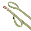 Guard Leash Rose Edition Olive Green - Väktarkoppel med extra handtag