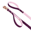 Guard Leash Rose Edition Plum - Väktarkoppel med extra handtag