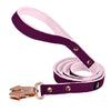 Walk Leash Rose Edition Plum - Säkert nylonkoppel i olika längder