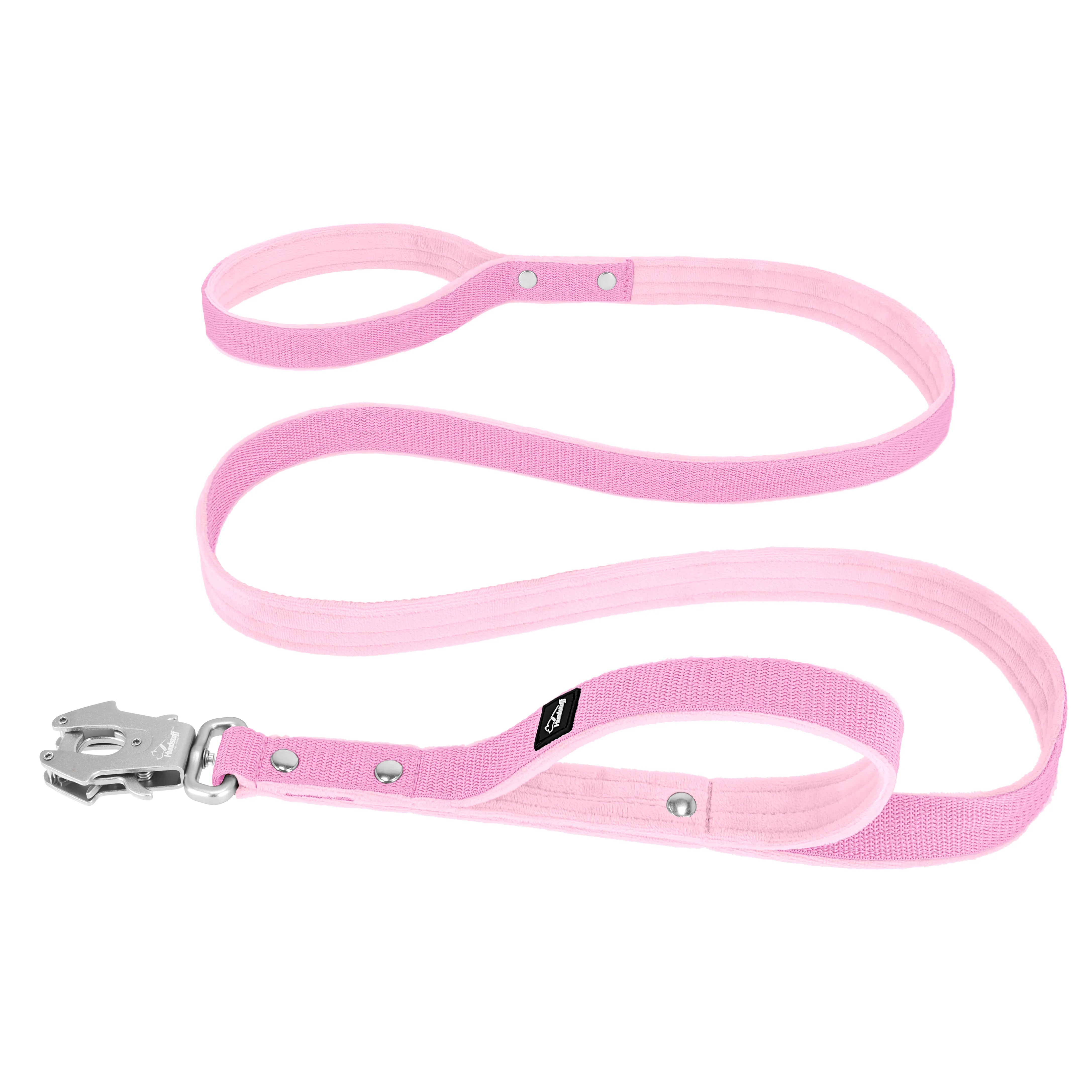 Guard Leash Baby Pink - Väktarkoppel med extra handtag