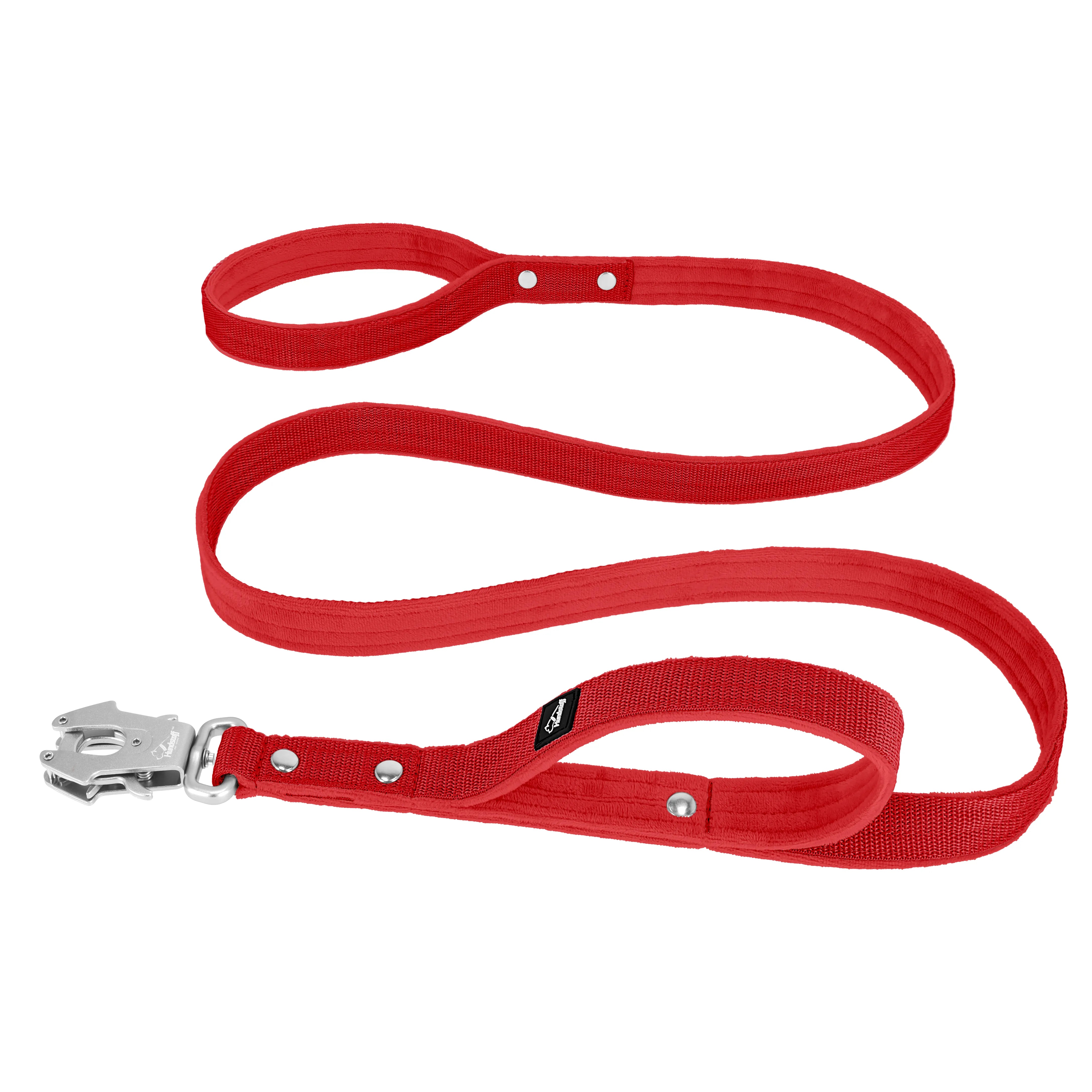 Guard Leash Rött - Väktarkoppel med extra handtag