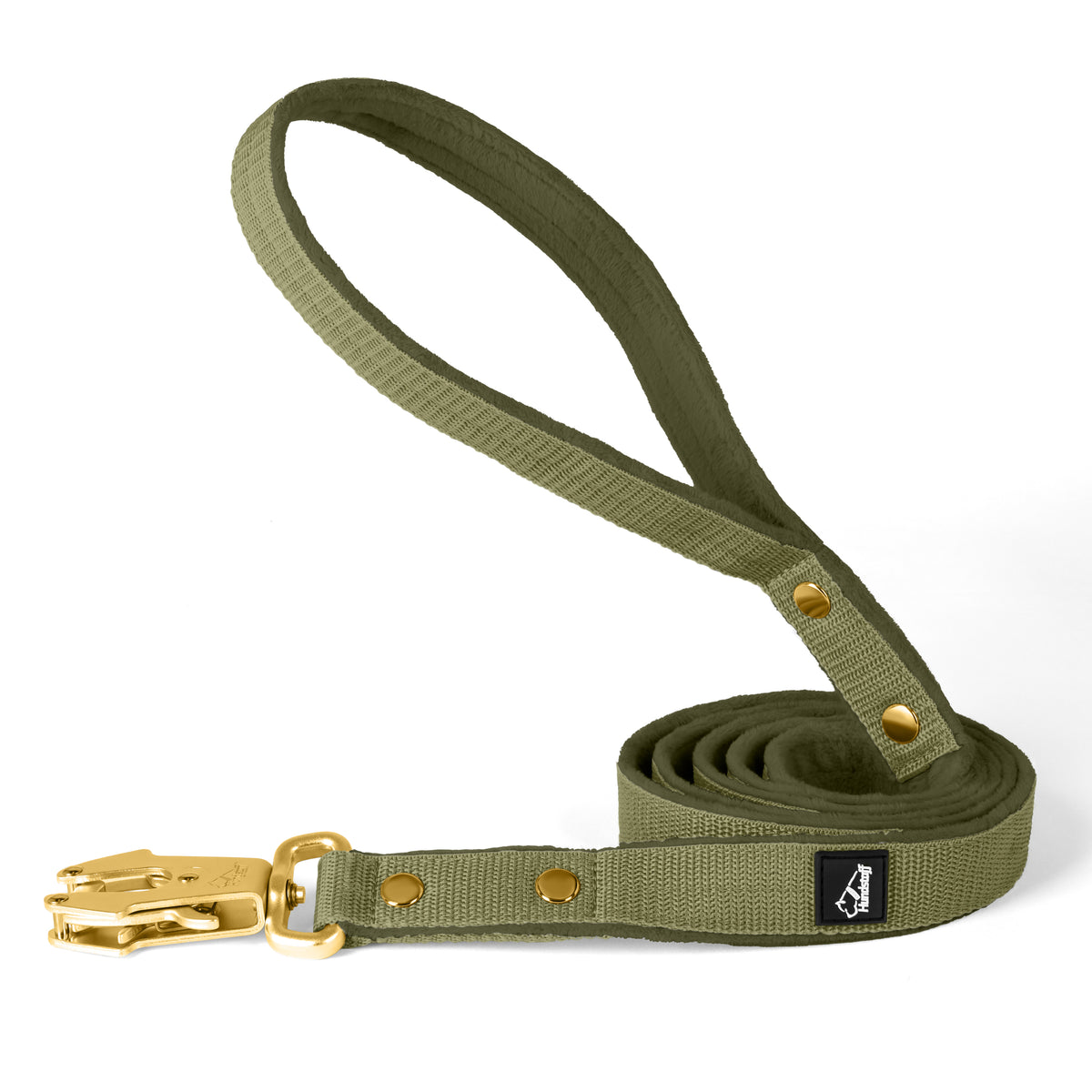 Walk Leash Gold Edition Olive Green