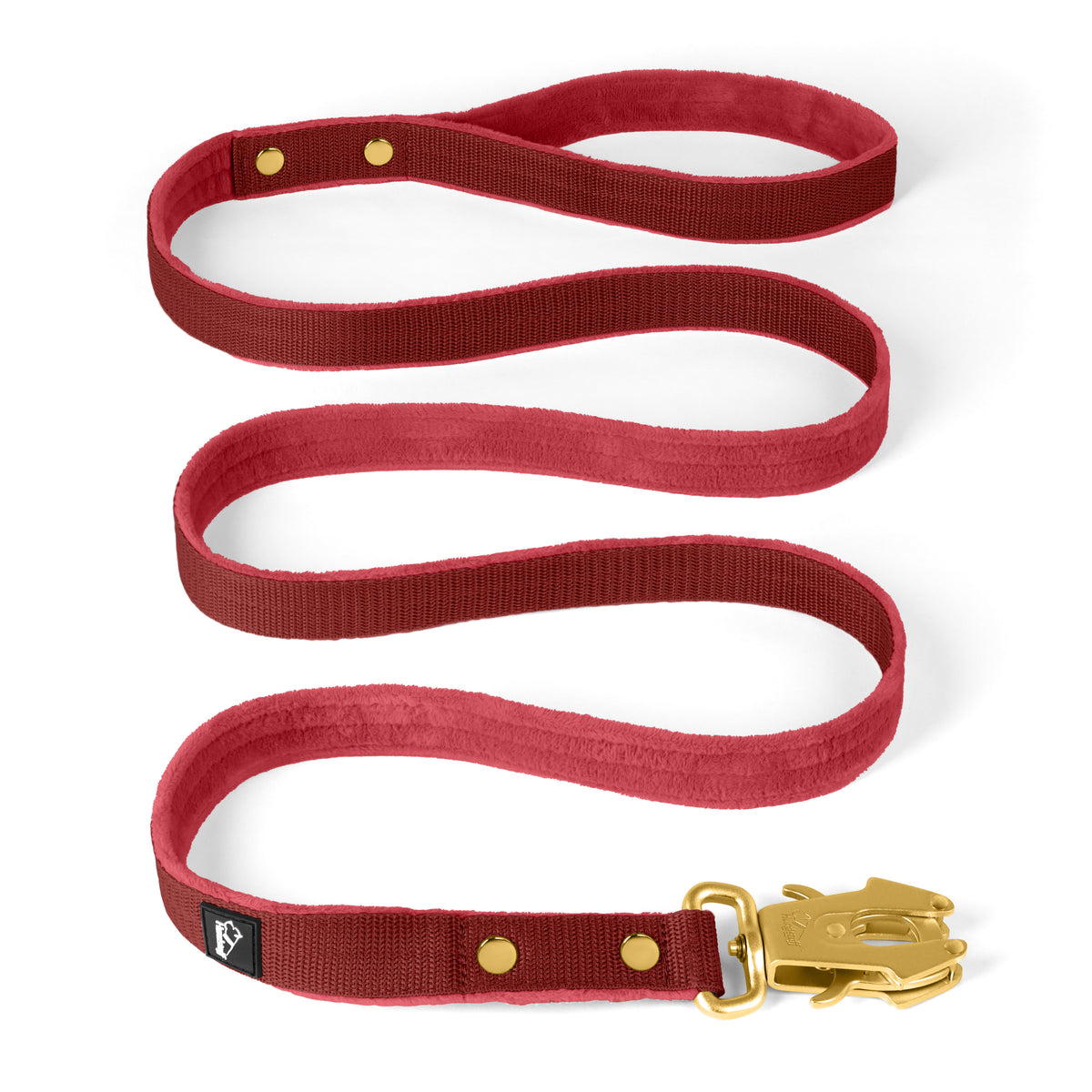 Walk Leash Gold Edition Raspberry Red