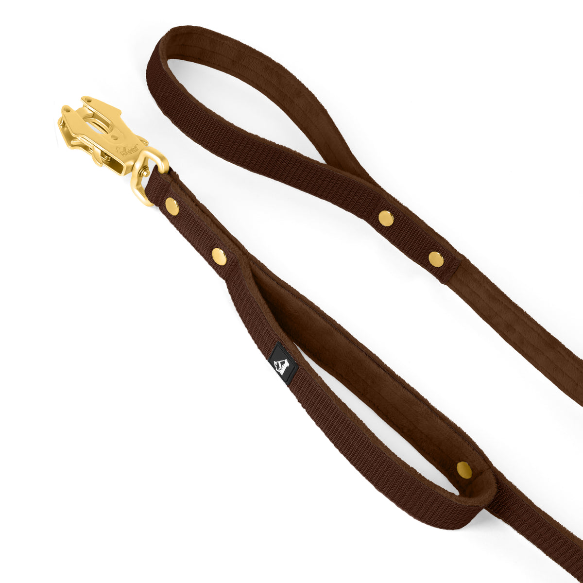 Guard Leash Gold Edition Dark Brown