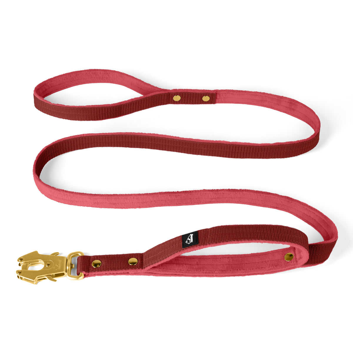 Guard Leash Gold Edition Raspberry Red