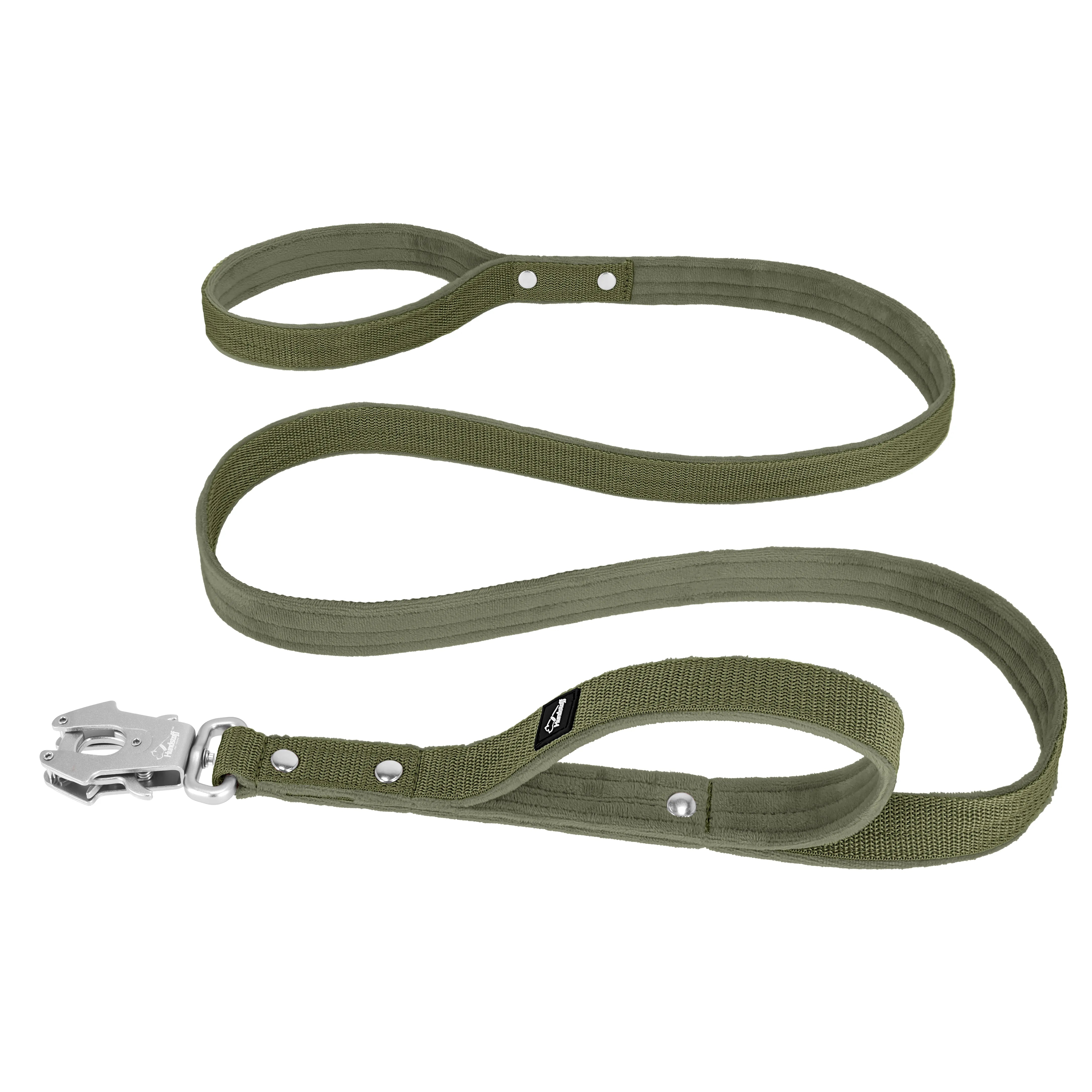 Guard Leash Khaki - Väktarkoppel med extra handtag