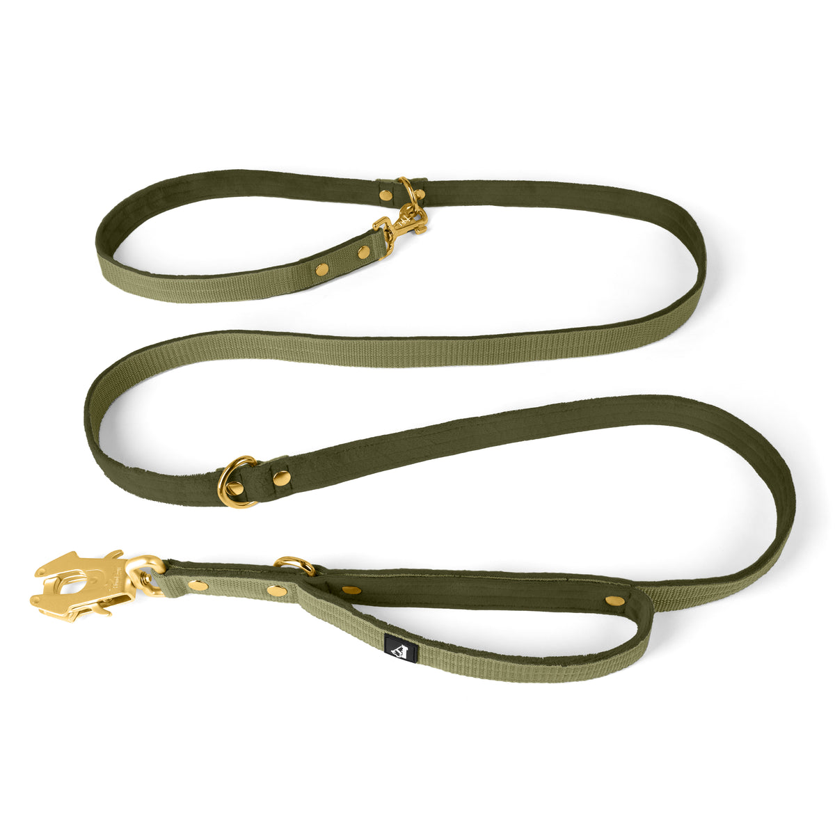 Multi Guard Leash Gold Edition Olive Green