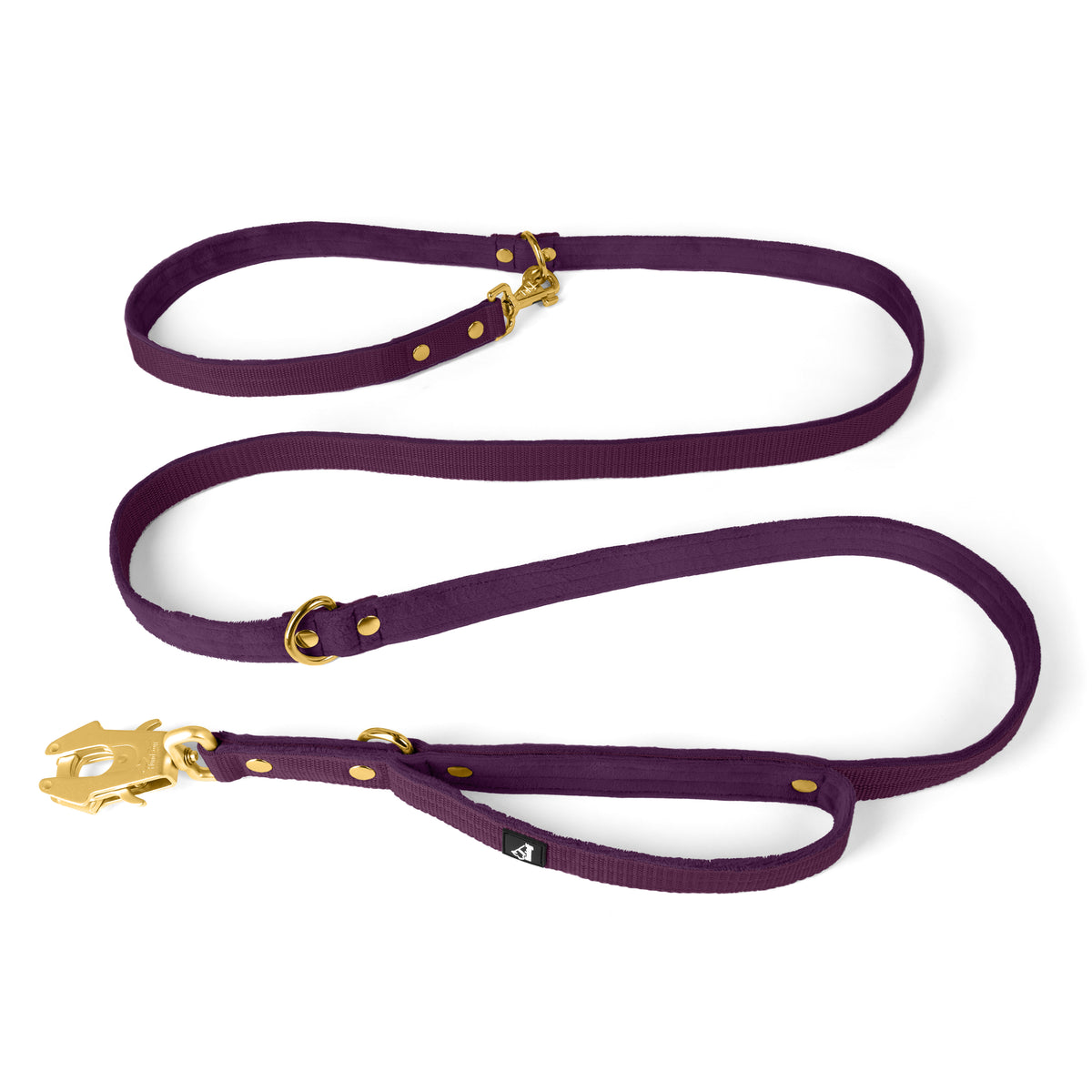 Multi Guard Leash Gold Edition Plum