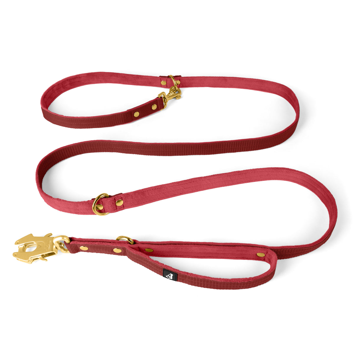 Multi Guard Leash Gold Edition Raspberry Red