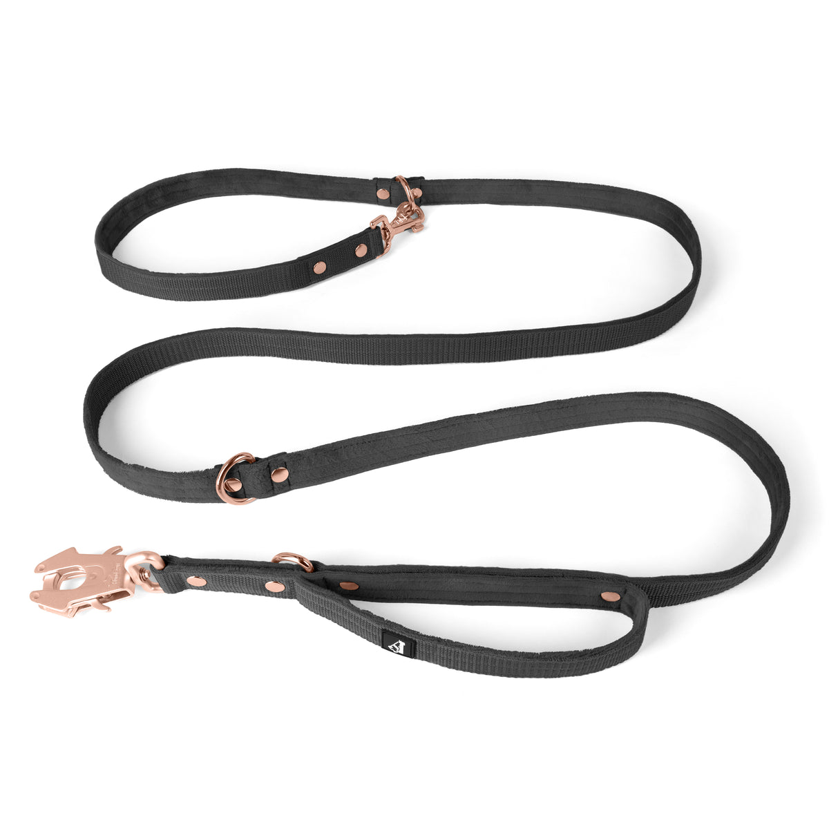 Multi Guard Leash Rose Edition Dark Grey