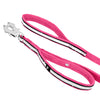 Guard Leash Safe Rosa - Väktarkoppel med handtag & reflex