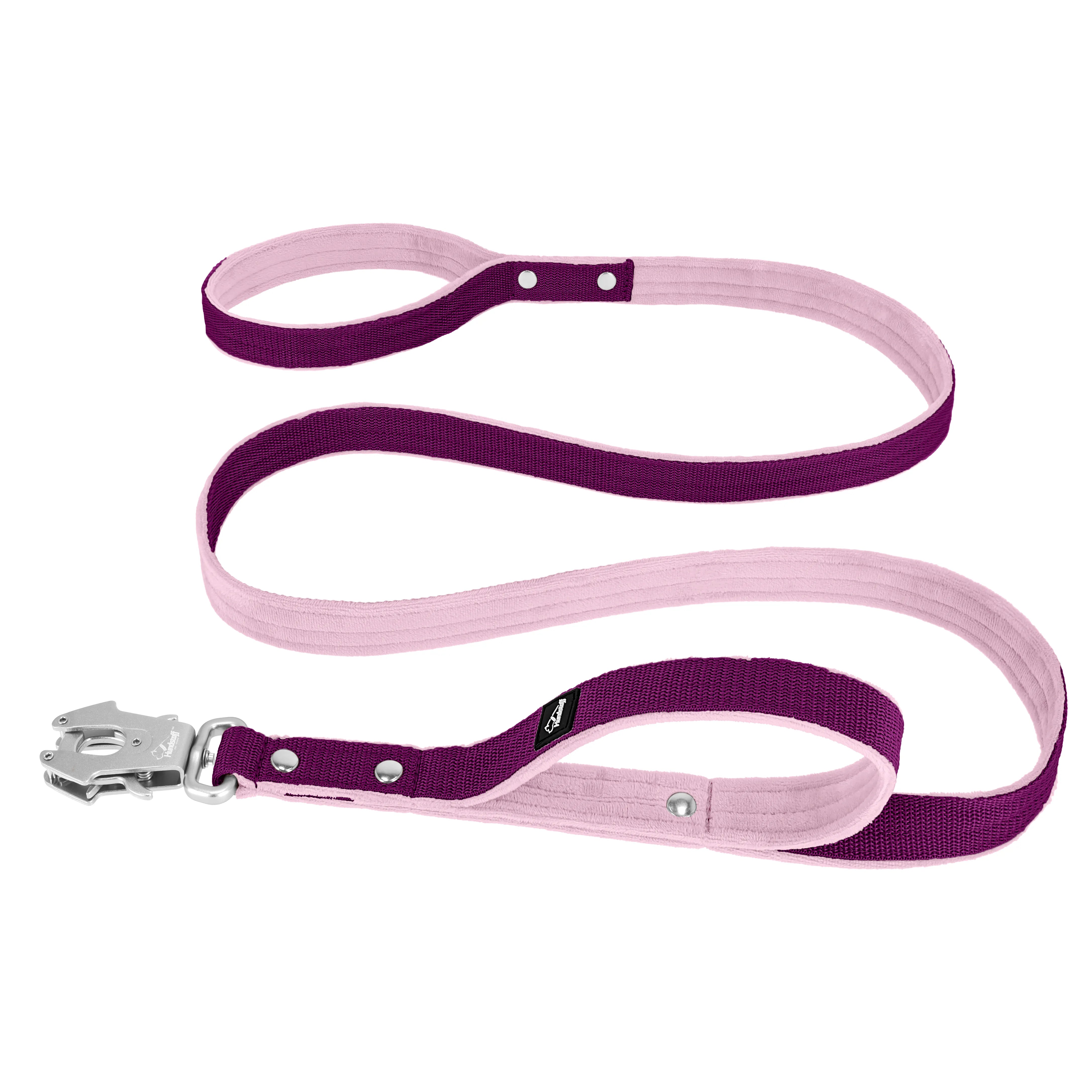 Guard Leash Plum - Väktarkoppel med extra handtag