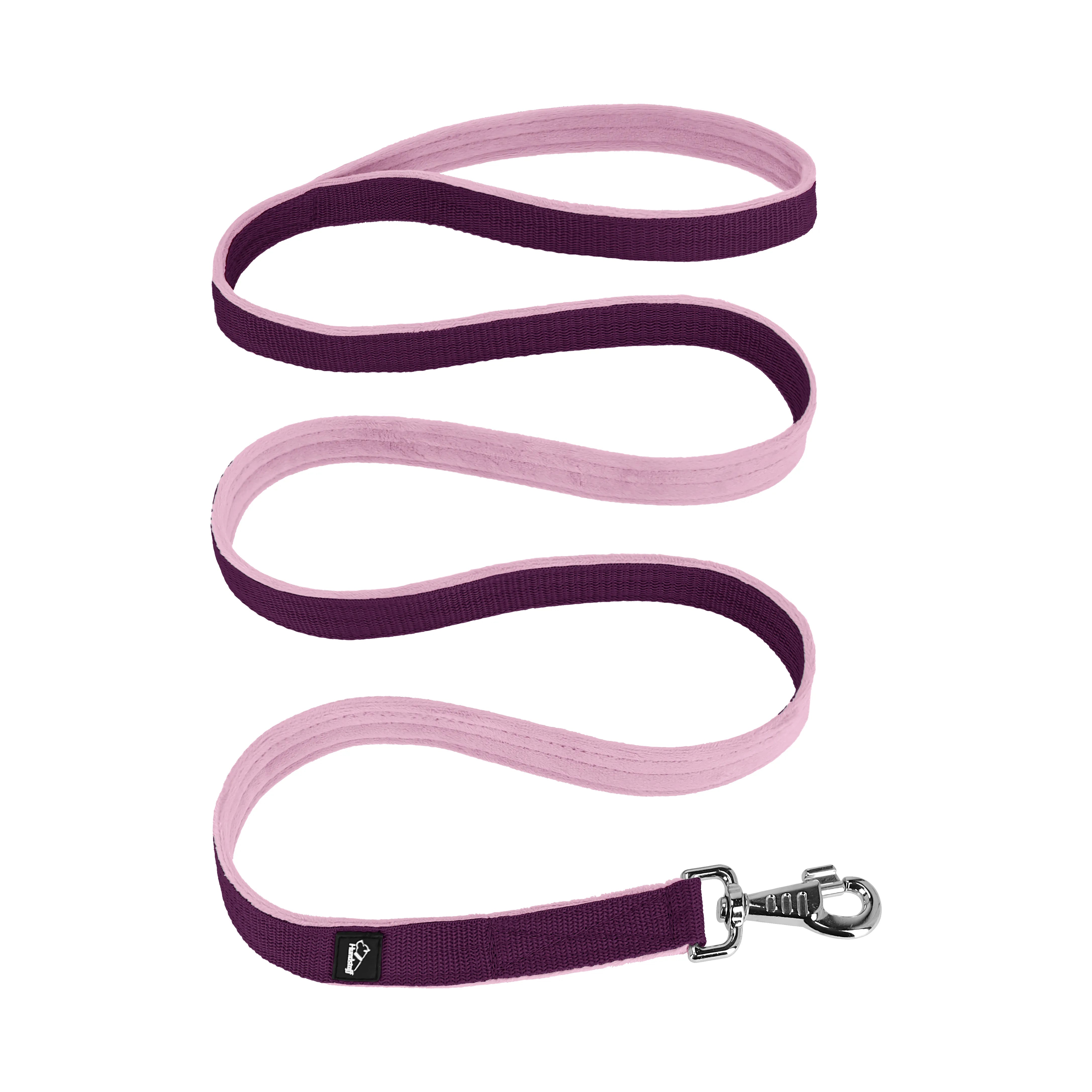 Martingale Chain Set Plum – Halvstryp halsband & koppel