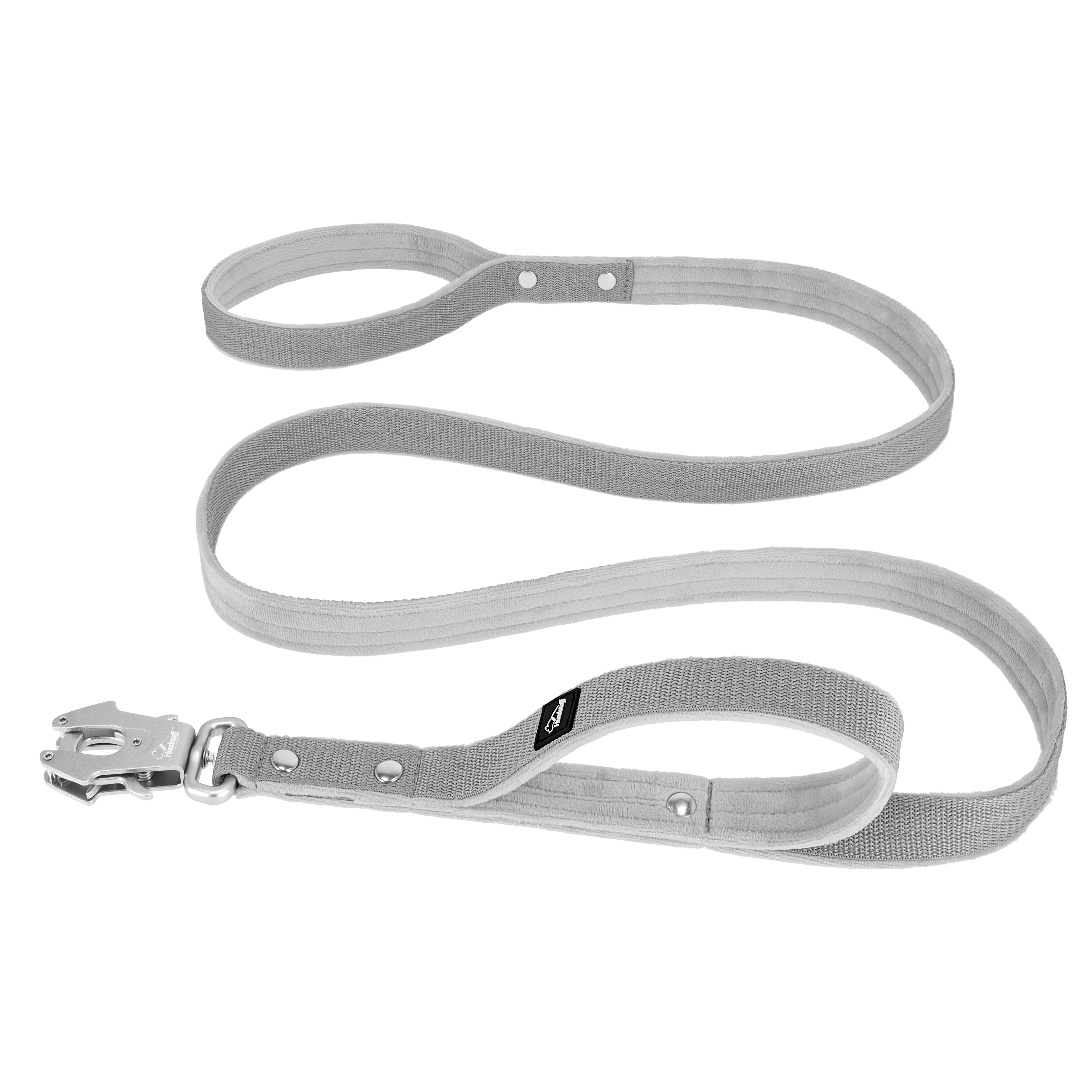 Guard Leash Grått - Väktarkoppel med extra handtag