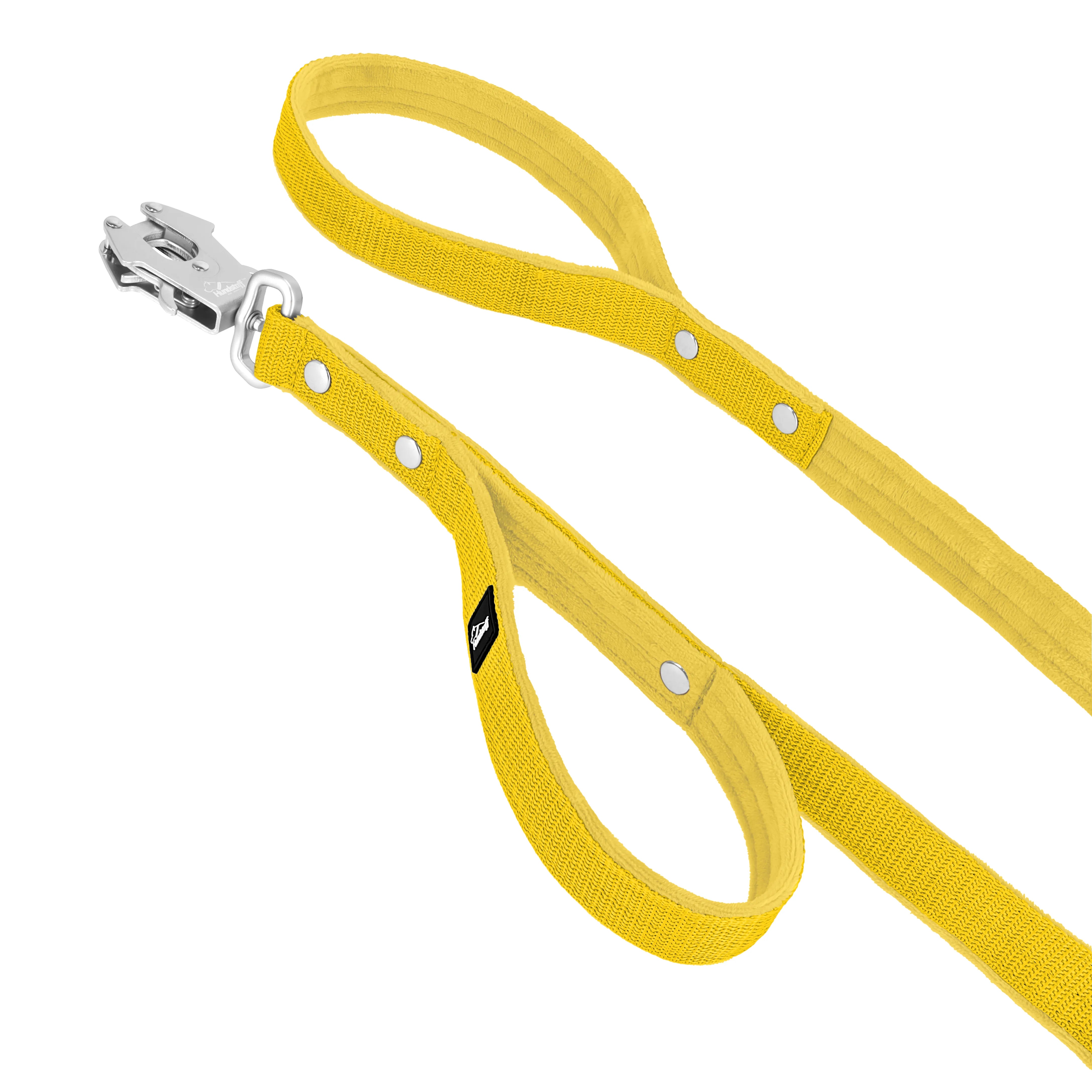 Guard Leash Gult - Väktarkoppel med extra handtag