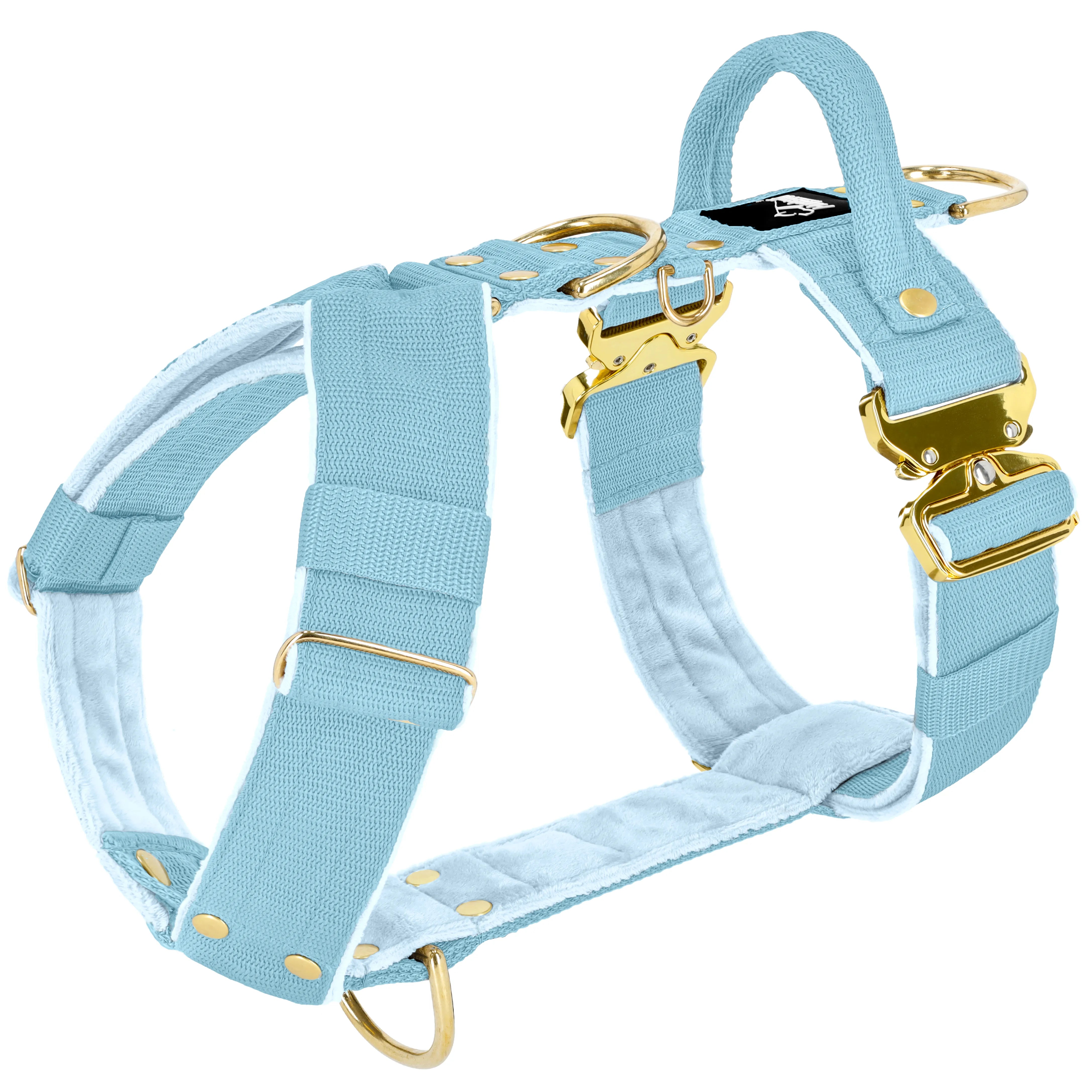 Easy Walk Extreme Gold Buckle Baby Blue - Sele med snabbspänne