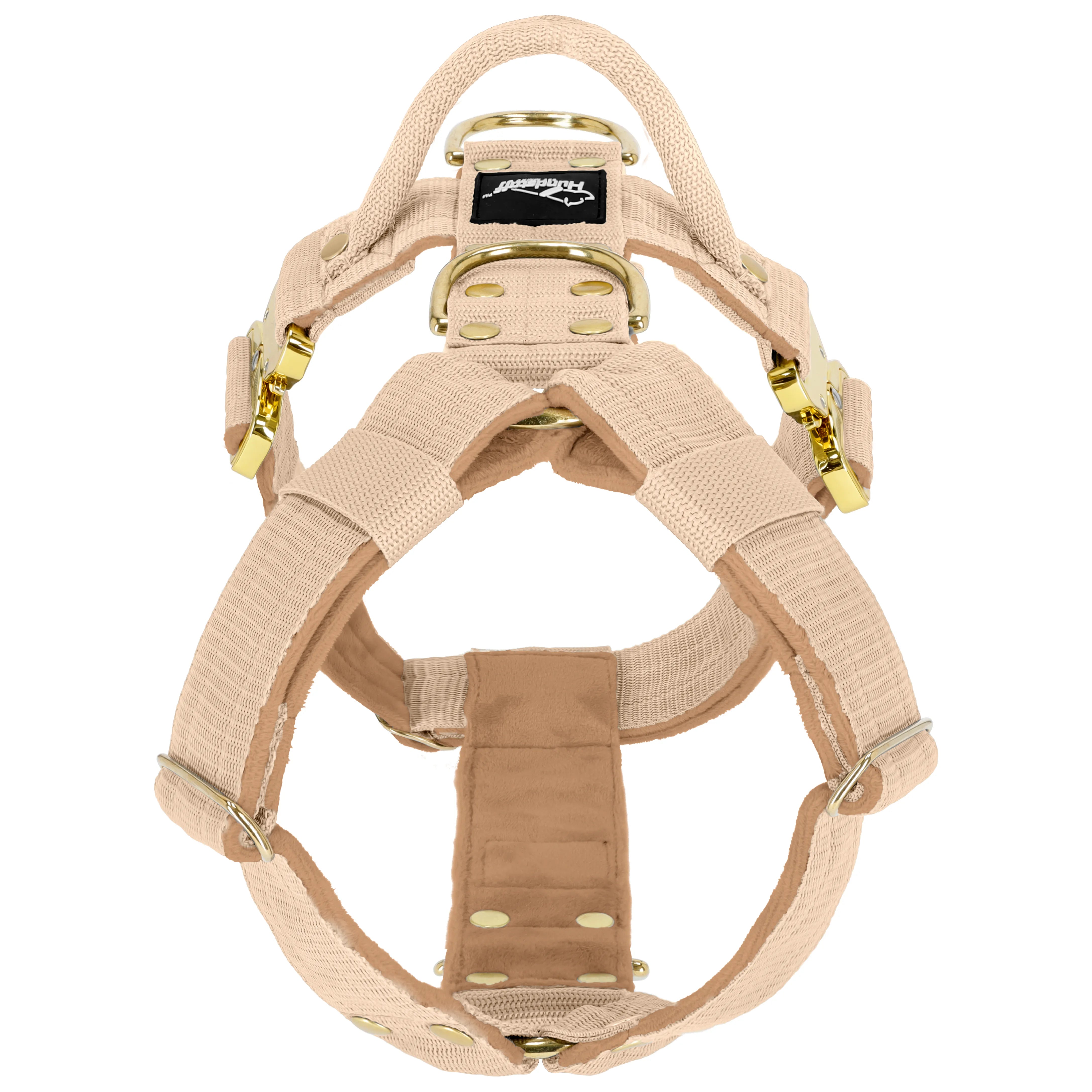 Easy Walk Extreme Gold Buckle Beige - Sele med snabbspänne