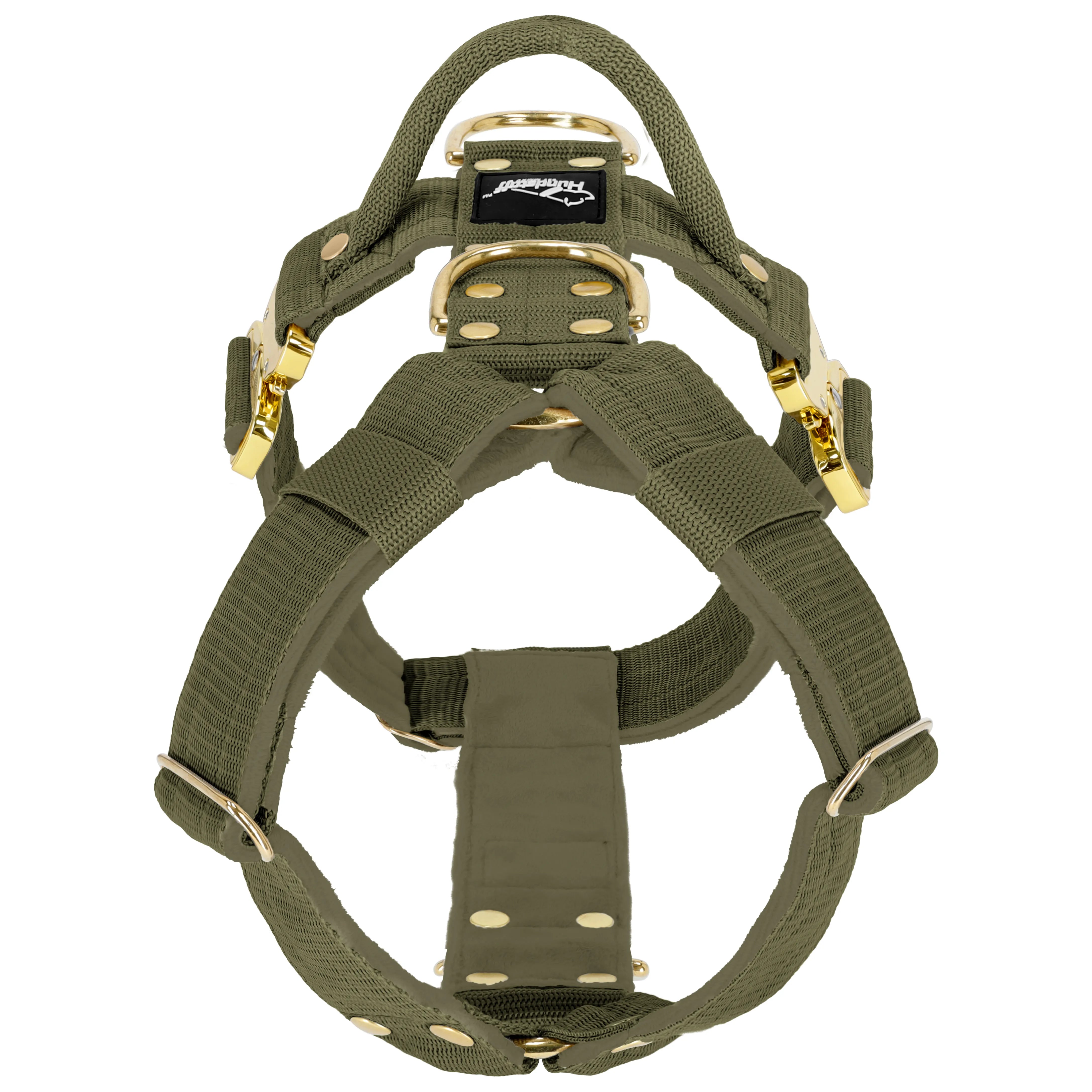 Easy Walk Extreme Gold Buckle Khaki - Sele med snabbspänne