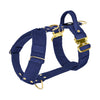 Easy Walk Extreme Gold Buckle Navy Blue - Sele med snabbspänne