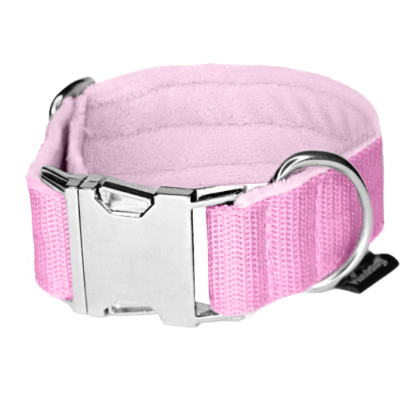 Easy Clip Baby Pink – Reglerbart halsband med knäppspänne