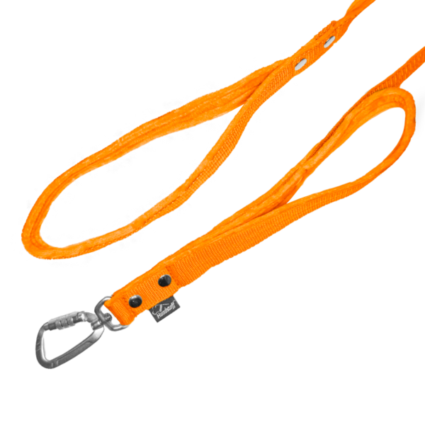 Guard Leash Orange – Väktarkoppel med extra handtag