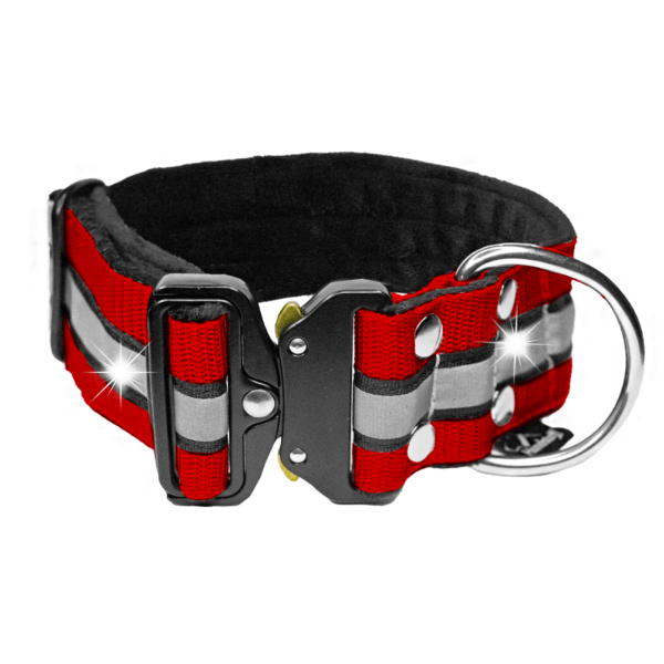 Extreme Buckle Safe Rött – Starkt och säkert reflexhalsaband