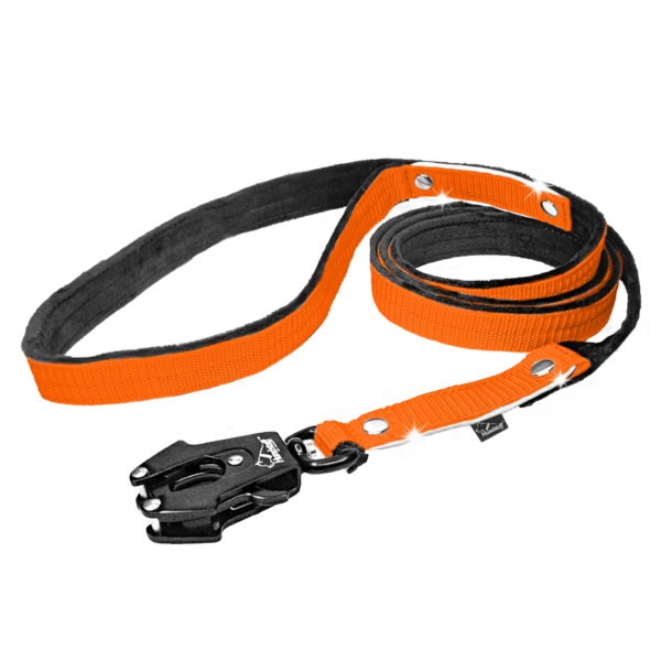 Extreme Leash Safe Orange – Starkt och säkert koppel med reflex