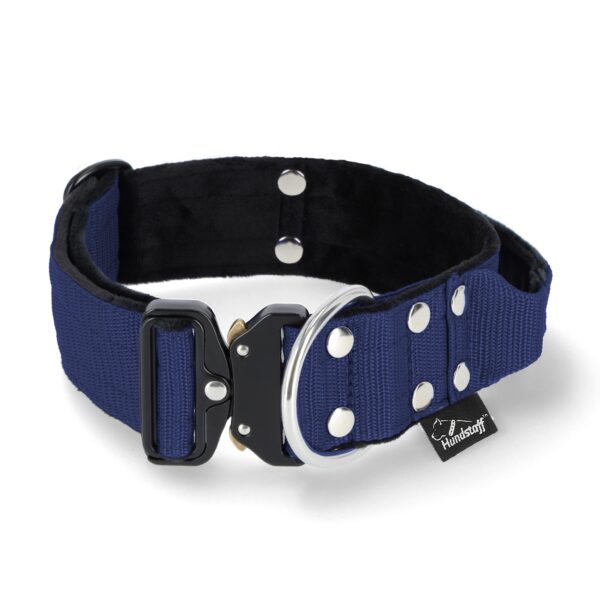 Extreme Buckle Navy Blue – Starkt och säkert halsband