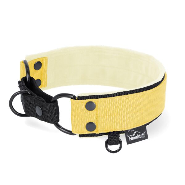 Martingale Black Edition Baby Yellow – Brett fodrat halsband halvstryp