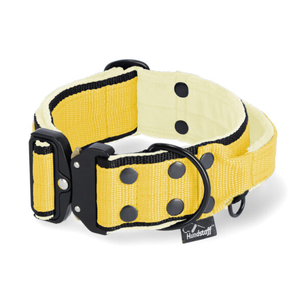 Extreme Buckle Black Edition Baby Yellow – Starkt och säkert halsband
