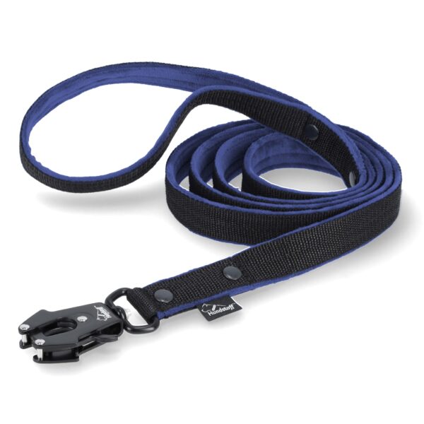 Walk Leash Black Edition Navy Blue – Säkert nylonkoppel i olika längder