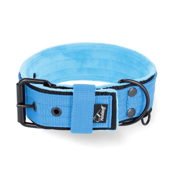 Active Komfort Black Edition Ocean Blue – Brett slitstarkt halsband med spänne