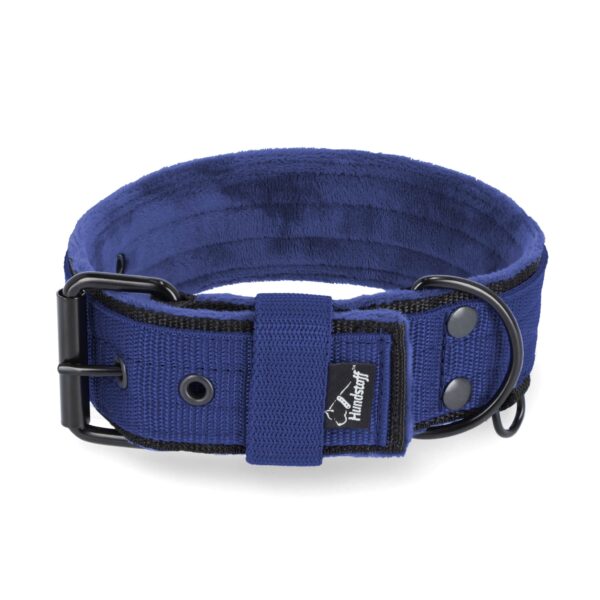 Active Komfort Black Edition Navy Blue – Brett slitstarkt halsband med spänne