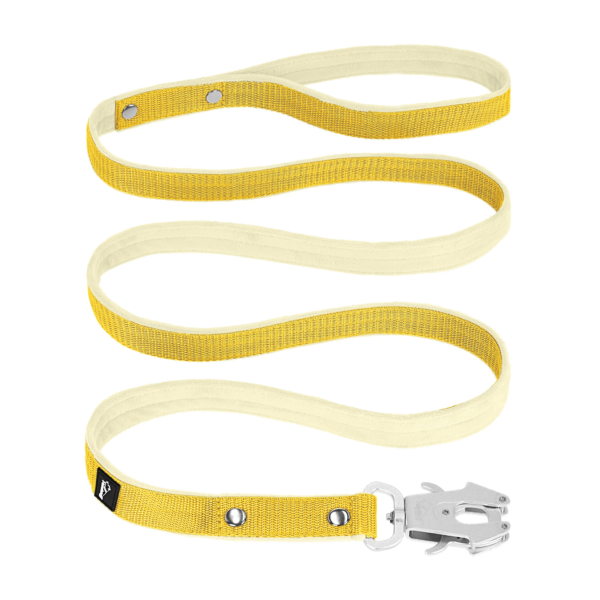 Walk Leash Baby Yellow – Säkert nylonkoppel i olika längder
