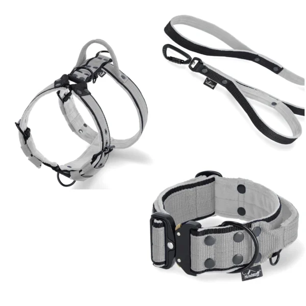 Active Komfort Black Edition Svart – Brett slitstarkt halsband med spänne