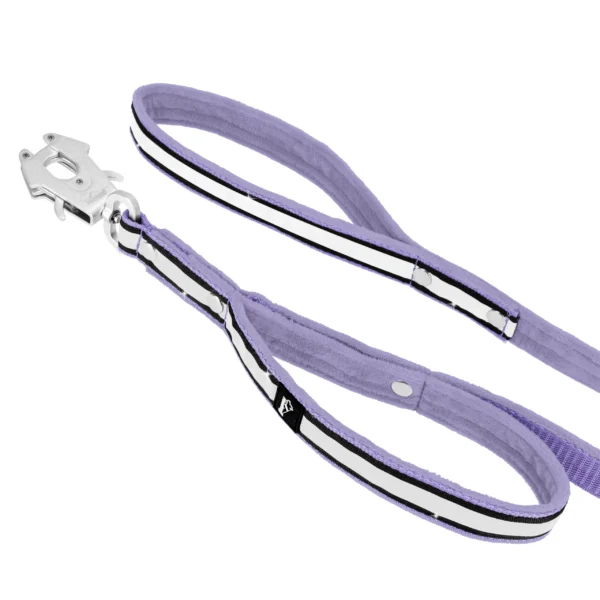 Guard Leash Safe Baby Purple – Väktarkoppel med handtag & reflex