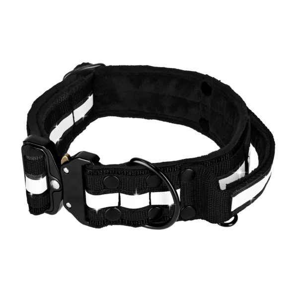 Extreme Buckle Black Safe Svart – Säkert reflexhalsband